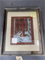 Framed/Matted Bev Doolittle Wall Art 19" x 23"