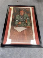 Framed Enoch Haney Signed Print 856 of 1000