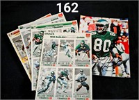 Auto Eagles 8x10 photo C Carter* & FB Cards