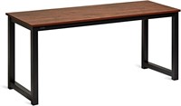 63 Modern Desk  Industrial Style  Sandalwood