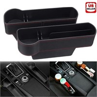 WF208  Car Seat Catch Caddy, Leather, 2 Pack