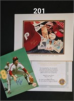 Auto Photo & Collage Phils Larry Bowa COA