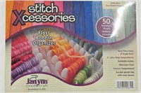 SR328  Janlynn Cross-Stitch Floss Holder Box 10.5