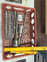 Drill bits, hole saws, dewalt 16" & 7" bits.