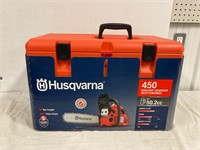 Husquavarna Chainsaw with case.