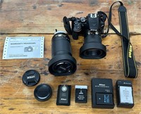 Nikon D3500 Digital Camera Bundle w/ 2 Lenses, 3