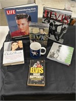 Elvis Presley! 5 Books, 2 DVD’s, & Coffee Mug