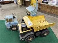 Two Tonka Dumptrucks