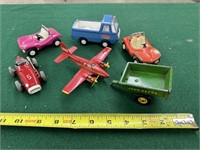 ERTL Wagon / 3 TONKA's / Dinky's Airplan / Racer