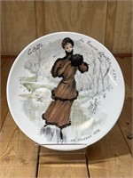 Colette Plate Limoges Women of the Century 1979