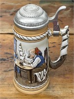 Norman Rockwell 9.5" Stein "For A Good Boy"