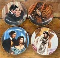 4 "Gone with the Wind" 1991-1992 Plates Bradex