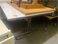 large white work table work station 5' x 5'