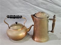 VTG Copper Tea/Coffee Pots