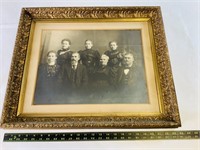 Vintage framed family photo