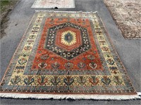 Oushak Handmade Rug 7'10" X 10'4"