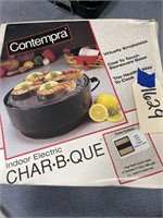 Contempra Indoor Elec Char-B-Q in Box