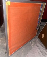 5' x 4' tall bulletin board wall mount
