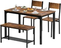 SDHYL Dining Table Set Two Chairs, One Table and O