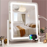 $56  ROLOVE 22x18 LED Vanity Mirror  White