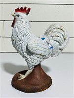 Painted Cast Iron Rooster