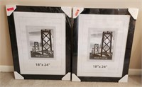 Pair of 18" x 24" Picture Poster Frames