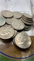 (27) Eisenhower dollars assorted years