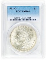 Coin 1902-O Morgan Silver Dollar PCGS MS64