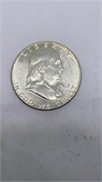 1962 Franklin half dollar