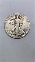 1938 Walking Liberty half dollar