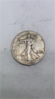 1942-D Walking Liberty half dollar