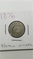 1876 shield nickel