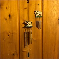 2 Small Cow Wind Chimes