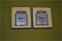 Two Vintage Nikon Lighters