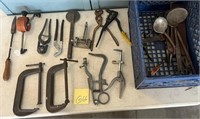 U - MIXED LOT OF HAND TOOLS (G66)