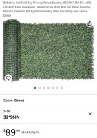 Artificial Hedge Wall (Open Box, NEW)