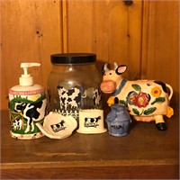 Lot of Mixed Decorative Cow Items