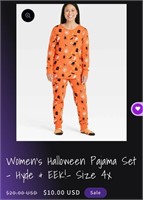 Women's Halloween Pajamas QTY 6 (New)