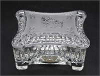 1997 Waterford Crystal Christmas Music Box