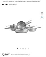 Stainless Steel Pans (Open Box)