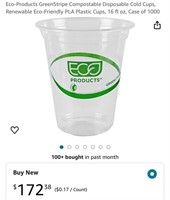 Disposable Cups (Open Box, New)