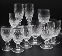 Vintage Waterford Crystal Wine Glass Goblets (10)