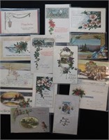 Group of Antique New Years Post Cards