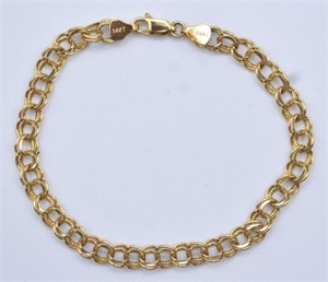 14k Gold Chain Bracelet