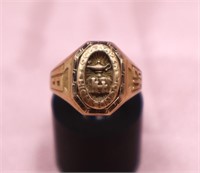 10K Gold 1943 Class Ring Sz 6