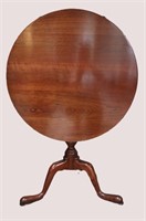 Bartley Queen Anne Style Cherry Tilt Top Table