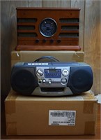 Vintage Sony Radio/CD Player & Crosley Player
