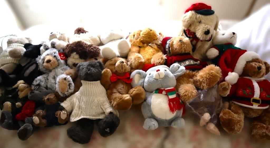 Collection of Plush Animals & Teddy Bears - Boyds