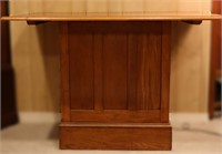Solid Wood Podium Style Table