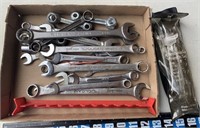 Flat of Box & Open end wrenches